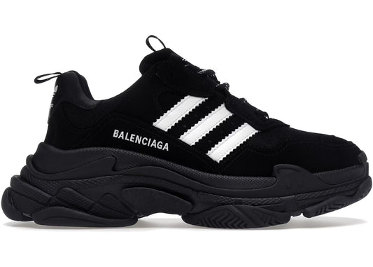 Balenciaga Triple S X Adidas Black